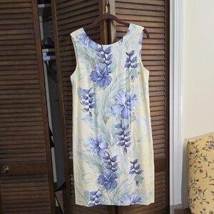 SILK Tommy Bahama  Floral Midi Dress LIKE NEW CONDITION